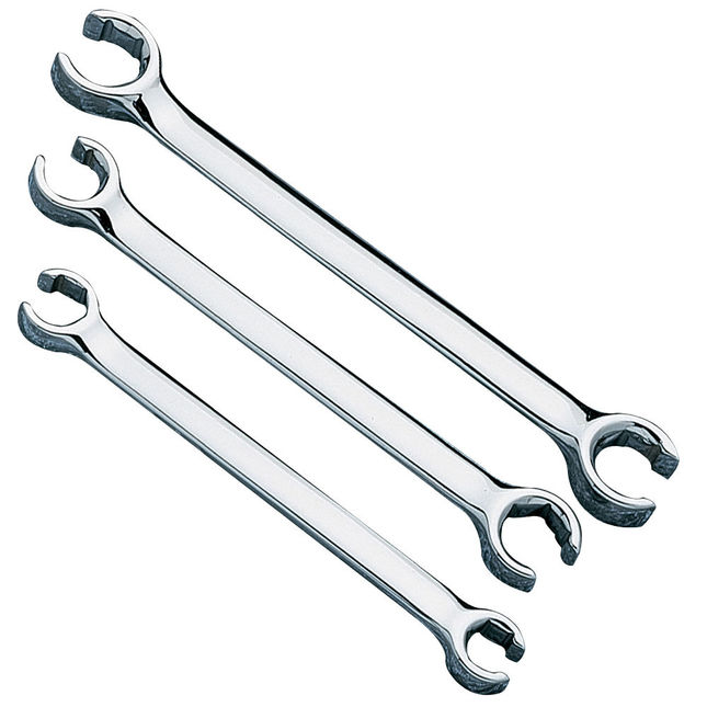 Clarke PRO71 3- piece 10 - 17mm Flare Nut Spanner Set