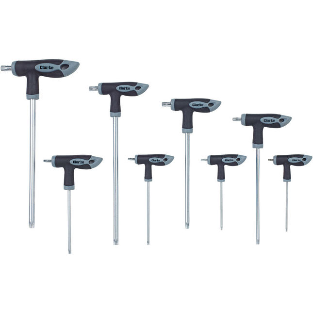 Clarke PRO139 16 piece Metric Hex & Torx Key Set - Clarke International ...