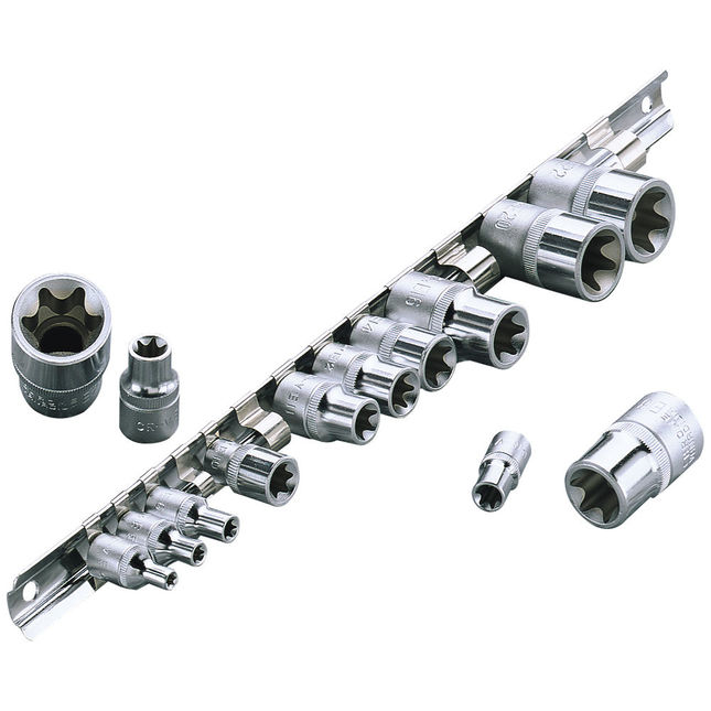 Clarke PRO372 14 Piece TORX Socket Set