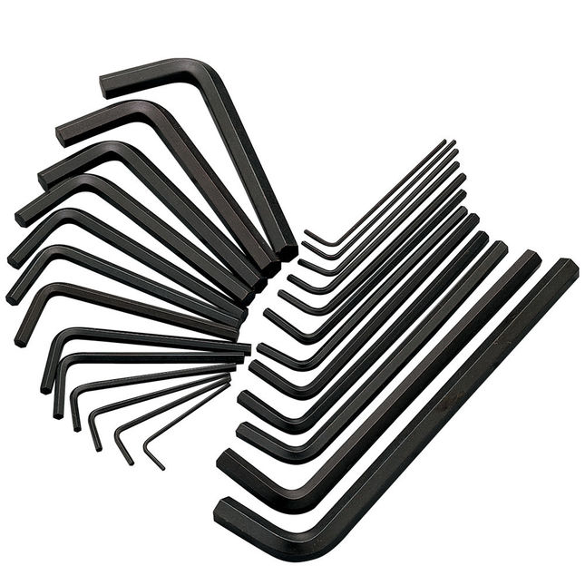 Clarke CHT100 25 piece AF/Metric HEX key set