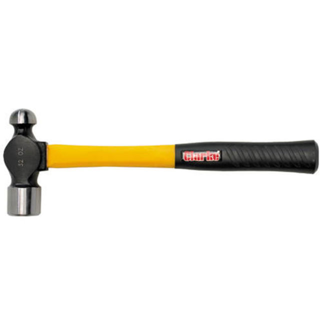 Clarke CHT509 32oz Ball Pein Hammer (Fibreglass Handle)