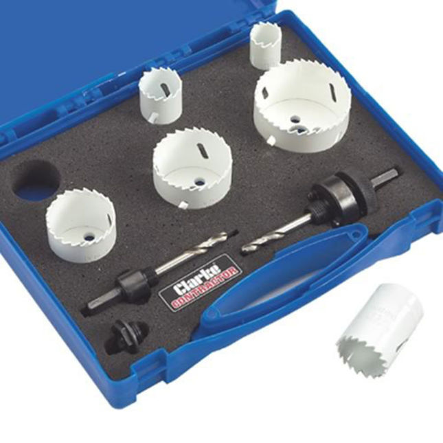 Clarke CHT575 - 6 piece Electricians Hole Saw Set