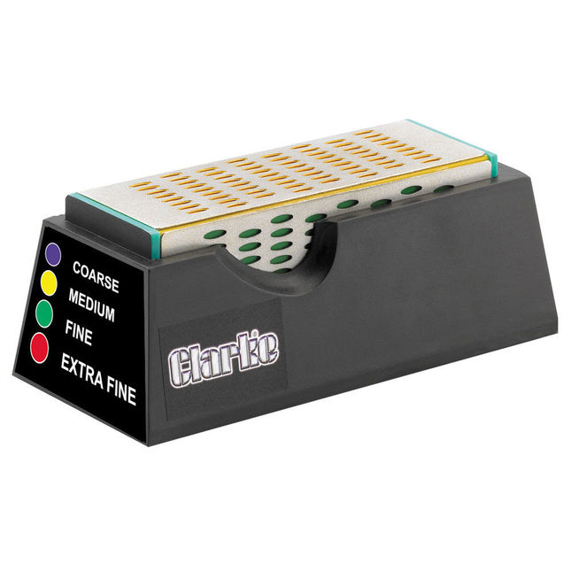 Clarke CHT593 4 Sided Diamond Sharpener