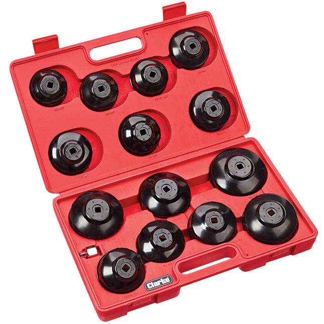 Clarke CHT695 Oil Filter Cap Wrench Set