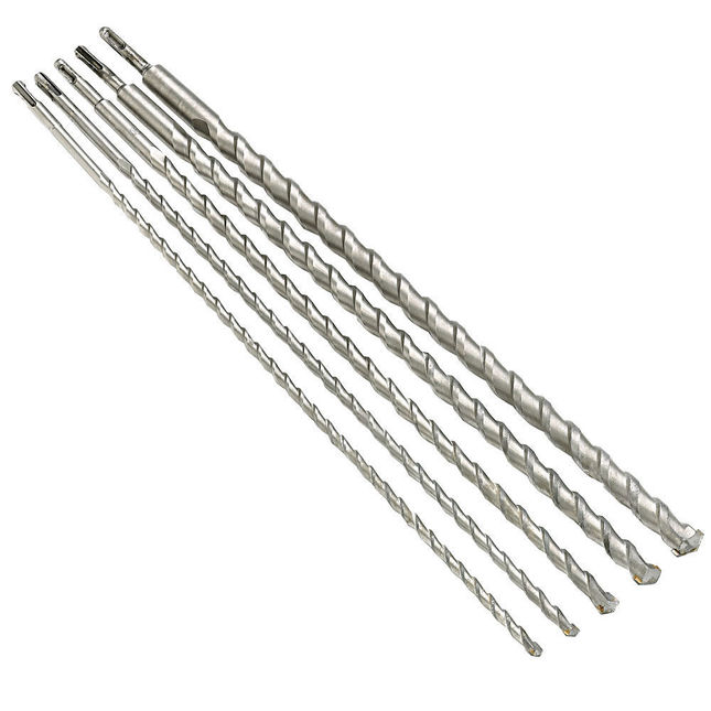 Clarke CHT705 5 Piece 600mm SDS+ Drill Bit Set