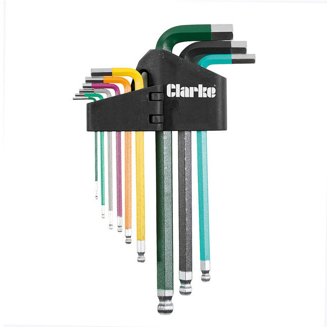 Clarke CHT954 9 Piece Hex Key Set