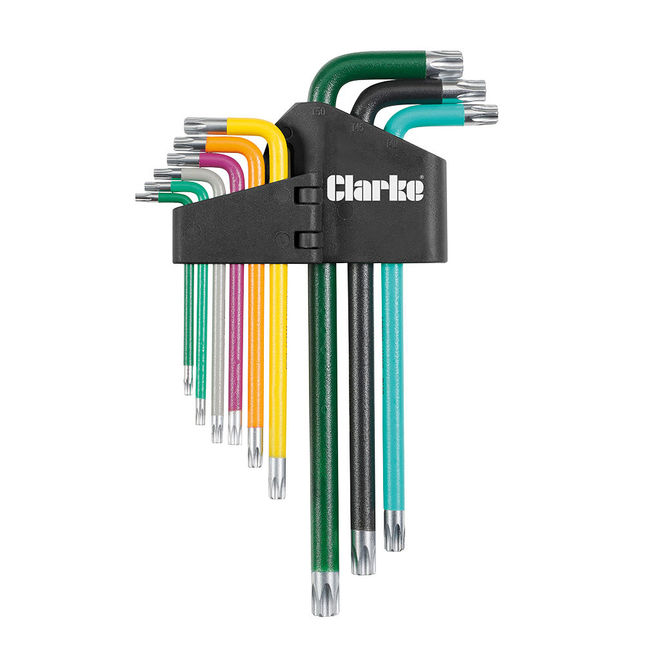 Clarke CHT955 9 Piece Torx Key Set