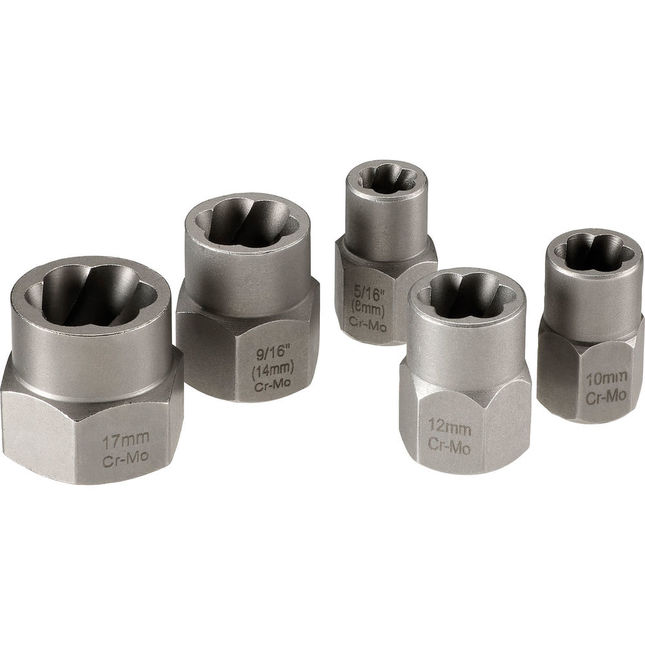 Clarke CHT959 5 Piece Bolt Remover Set (8-17mm)