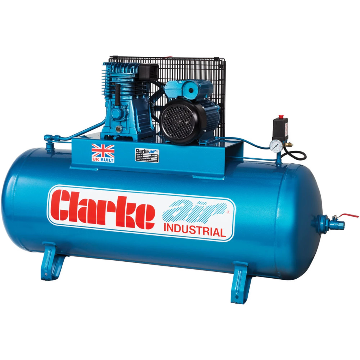 Clarke XE18/200 (WIS) 18cfm 200 Litre 4HP Industrial Air