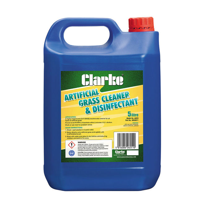Clarke AGC5 Artificial Grass Cleaner & Disinfectant 5L