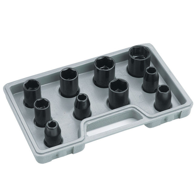 Clarke CIS12/10 1/2" drive Metric Impact Socket Set