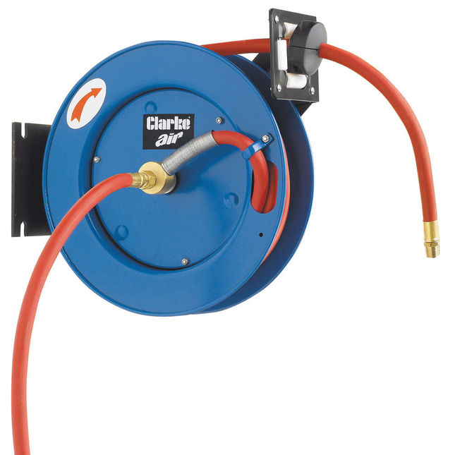 Clarke CAR8MC 8m Retractable Air Hose Reel