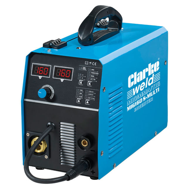 Clarke MIG160 S-MULTI 160A MIG/MMA/TIG Synergic Inverter Welder
