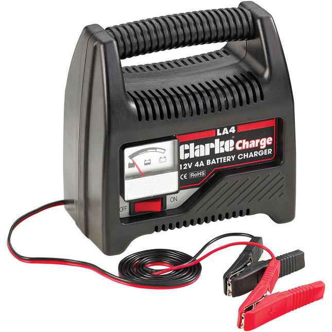 Clarke LA4 12V 4A Battery Charger