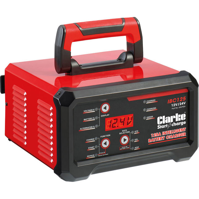 Clarke IBC125 12V/24V 125A Intelligent Battery Charger