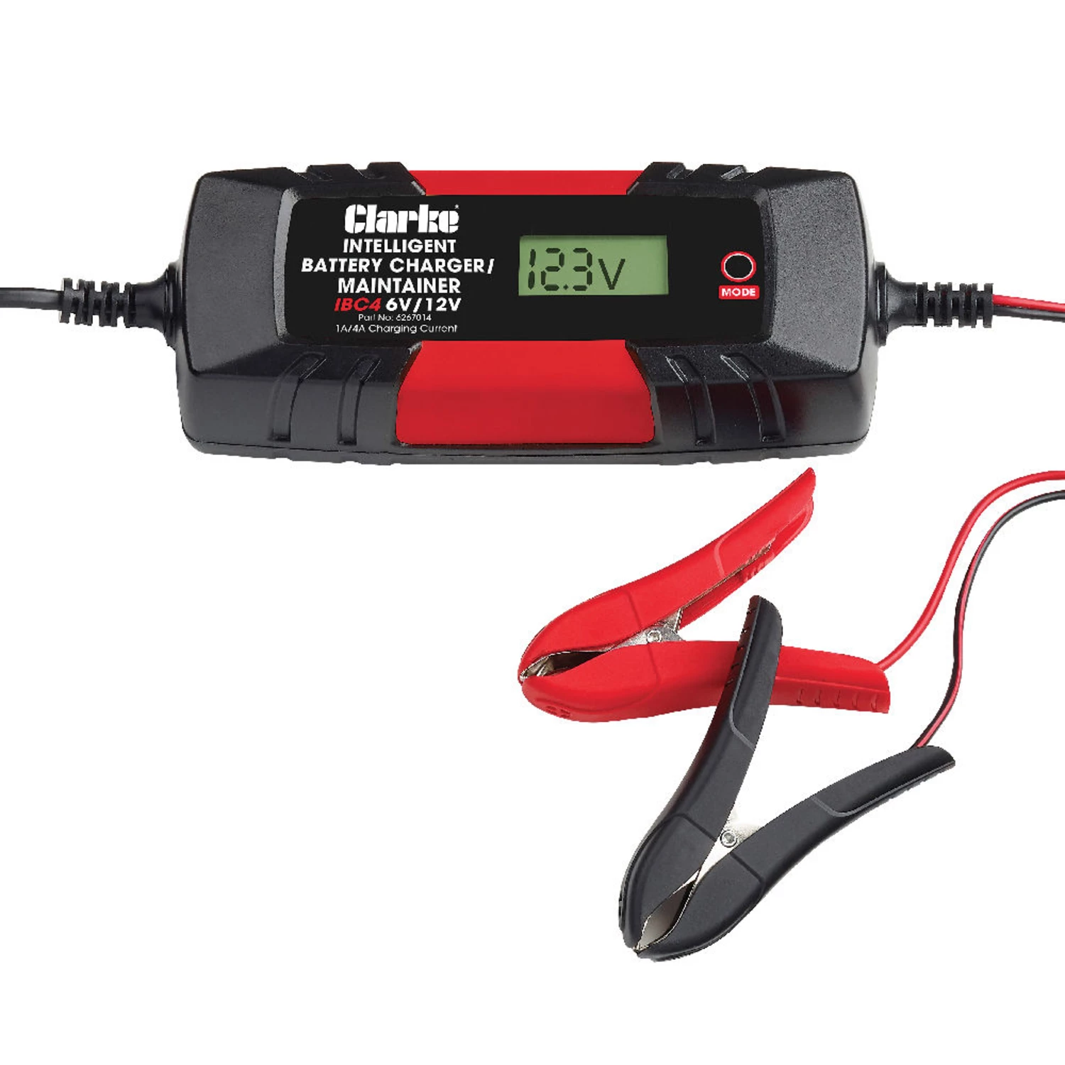 Clarke IBC4 6/12V 4A Intelligent Battery Charger - Clarke