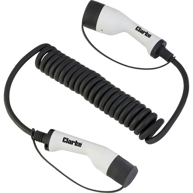 Clarke CEV32CC Type 2 to Type 2 EV Charging Cable – 230V / 32A (7.4kW)