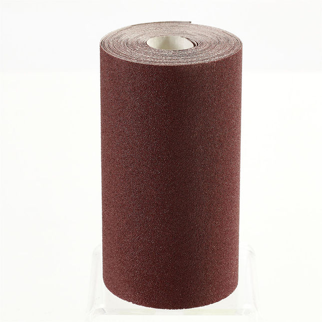 Clarke Red  Aluminium Oxide Hook & Loop  Roll 1m x 115mm Grit