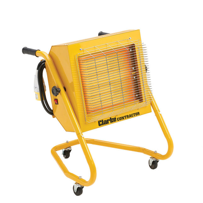 Clarke Contractor Devil 371SPD 2.4kW Remote Controlled Quartz Halogen Infrared Heater (110V)