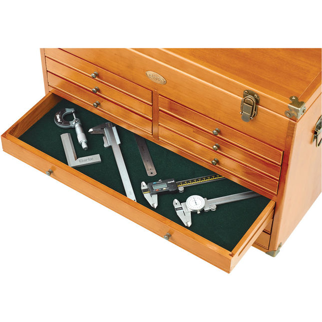 Clarke CMW-9B 9 Drawer Wooden Machinist Tool Chest - Clarke