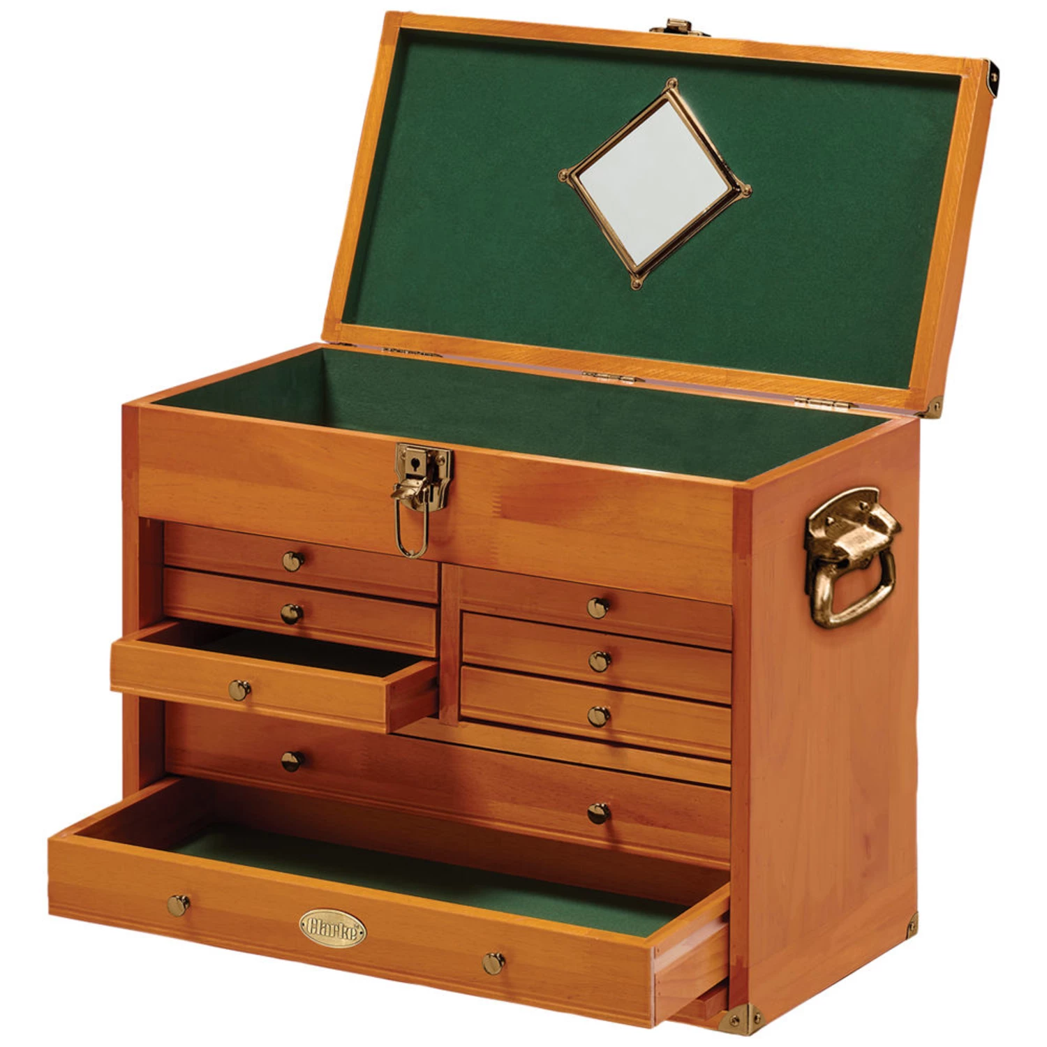 Clarke CMW-8B 8 Drawer Wooden Machinist Tool Chest - Clarke