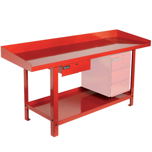 Clarke CWB2000D 2m Engineers' Steel Workbench