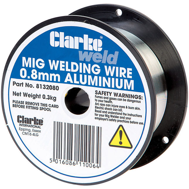 Clarke Aluminium Welding Wire 0.8mm 0.3kg